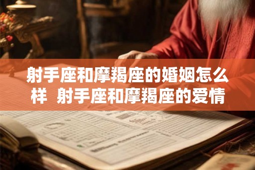 射手座和摩羯座的婚姻怎么样  射手座和摩羯座的爱情匹配度