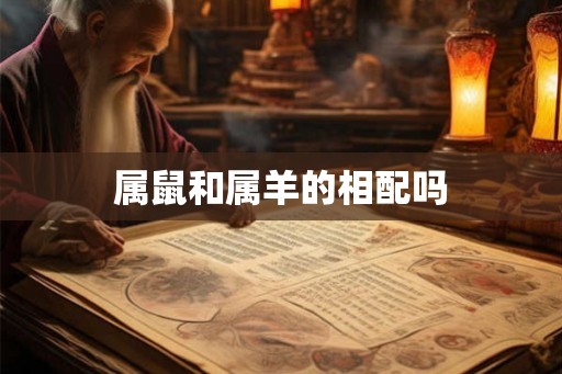 属鼠和属羊的相配吗