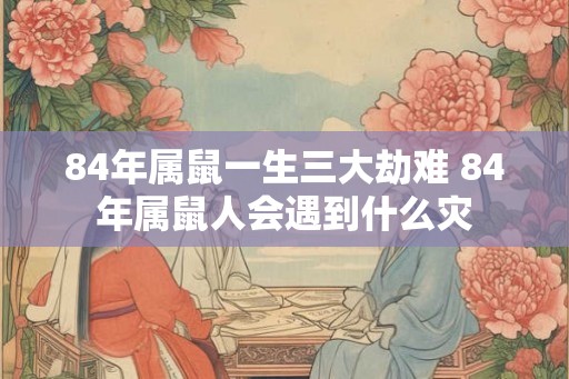 84年属鼠一生三大劫难 84年属鼠人会遇到什么灾