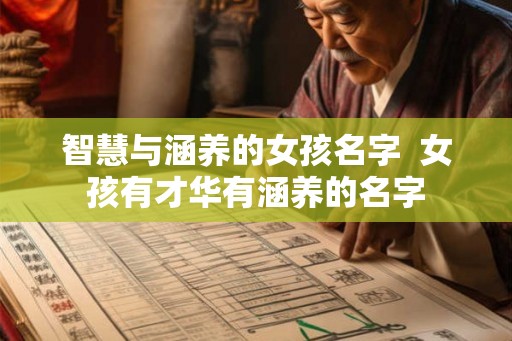 智慧与涵养的女孩名字  女孩有才华有涵养的名字