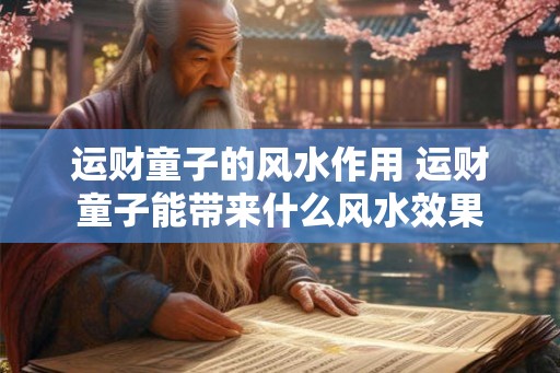 运财童子的风水作用 运财童子能带来什么风水效果
