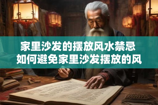家里沙发的摆放风水禁忌 如何避免家里沙发摆放的风水禁忌