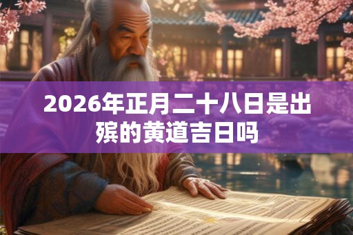2026年正月二十八日是出殡的黄道吉日吗 2026年正月二十八日是出殡的黄道吉日吗