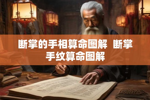 断掌的手相算命图解  断掌手纹算命图解