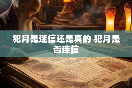 犯月是迷信还是真的 犯月是否迷信