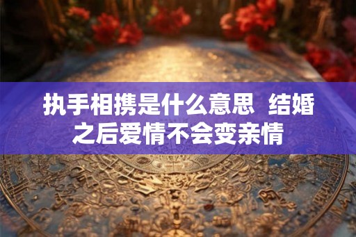 执手相携是什么意思  结婚之后爱情不会变亲情