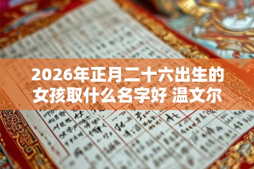 2026年正月二十六出生的女孩取什么名字好 温文尔雅的名字推荐