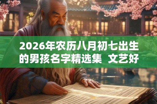 2026年农历八月初七出生的男孩名字精选集  文艺好听