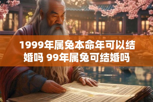 1999年属兔本命年可以结婚吗 99年属兔可结婚吗