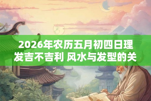 2026年农历五月初四日理发吉不吉利 风水与发型的关系