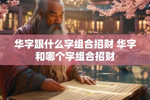 华字跟什么字组合招财 华字和哪个字组合招财