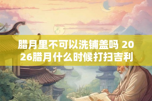 腊月里不可以洗铺盖吗 2026腊月什么时候打扫吉利