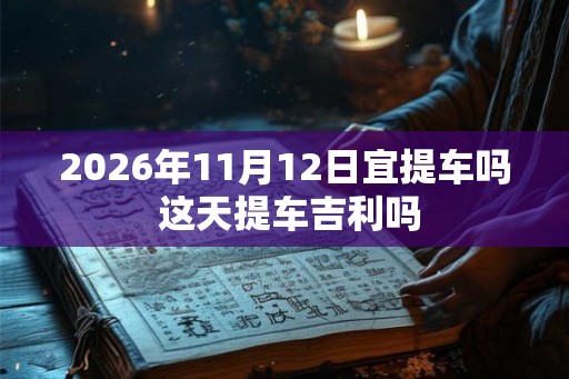 2026年11月12日宜提车吗 这天提车吉利吗