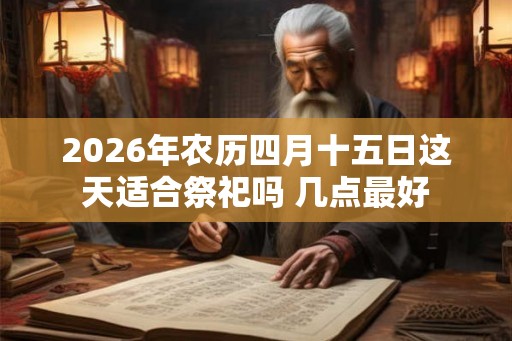 2026年农历四月十五日这天适合祭祀吗 几点最好 2026年农历四月十五日这天适合祭祀吗 几点最好