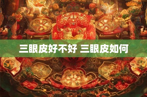三眼皮好不好 三眼皮如何