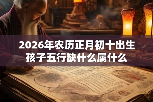 2026年农历正月初十出生孩子五行缺什么属什么