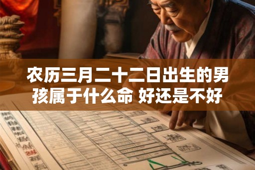 农历三月二十二日出生的男孩属于什么命 好还是不好