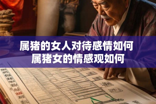属猪的女人对待感情如何 属猪女的情感观如何 属猪的女人对待感情如何 属猪女的情感观如何