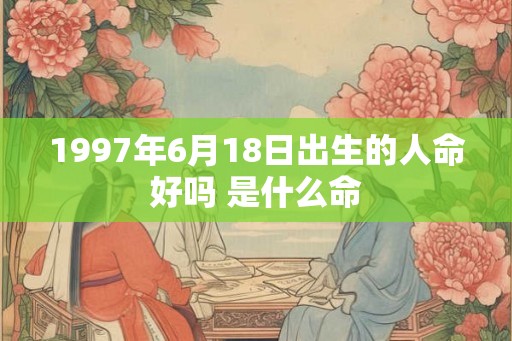 1997年6月18日出生的人命好吗 是什么命
