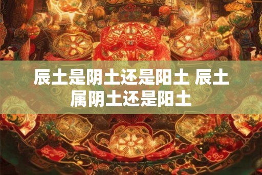 辰土是阴土还是阳土 辰土属阴土还是阳土