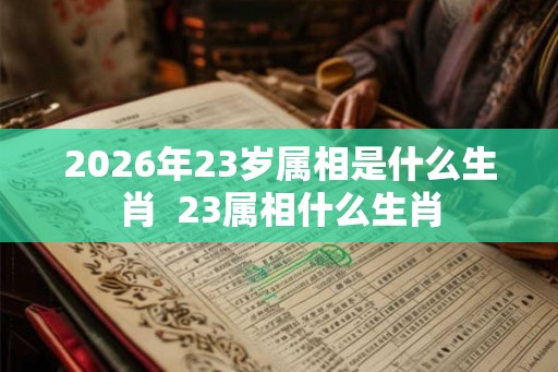 2026年23岁属相是什么生肖  23属相什么生肖