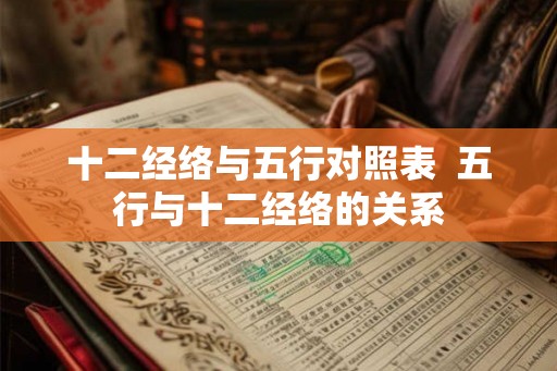 十二经络与五行对照表 五行与十二经络的关系 十二经络与五行对照表 五行与十二经络的关系