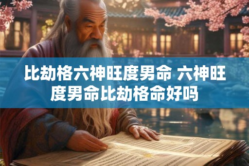 比劫格六神旺度男命 六神旺度男命比劫格命好吗