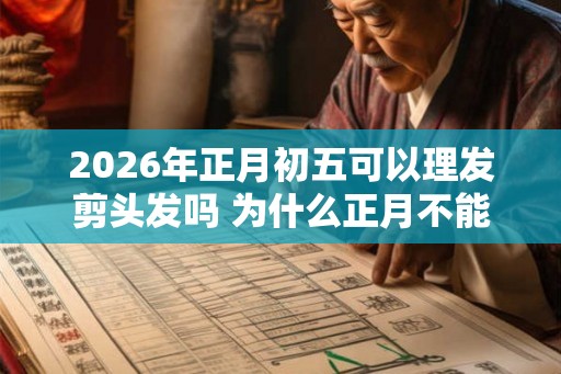 2026年正月初五可以理发剪头发吗 为什么正月不能剪头发
