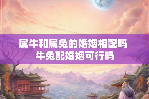 属牛和属兔的婚姻相配吗 牛兔配婚姻可行吗