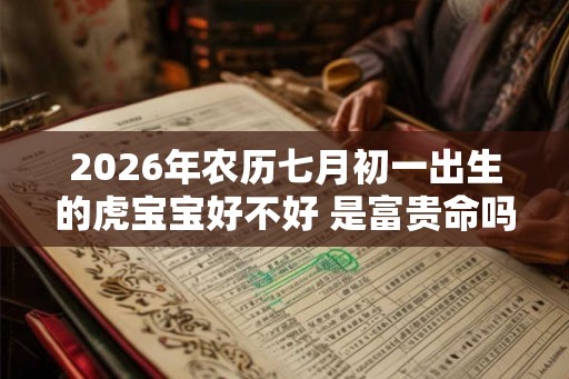 2026年农历七月初一出生的虎宝宝好不好 是富贵命吗