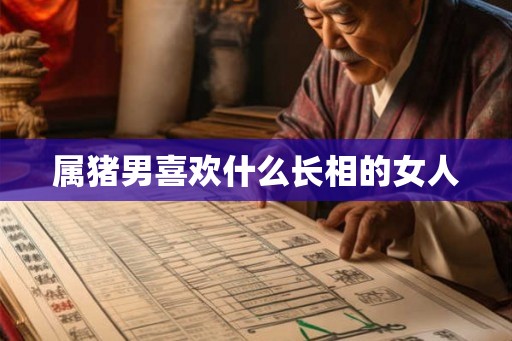 属猪男喜欢什么长相的女人