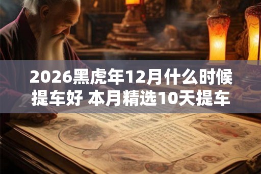 2026黑虎年12月什么时候提车好 本月精选10天提车吉日 2026黑虎年12月什么时候提车好 本月精选10天提车吉日