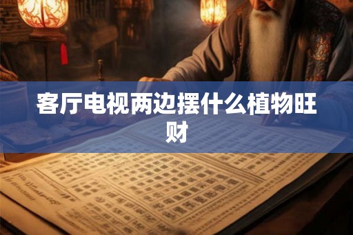 客厅电视两边摆什么植物旺财