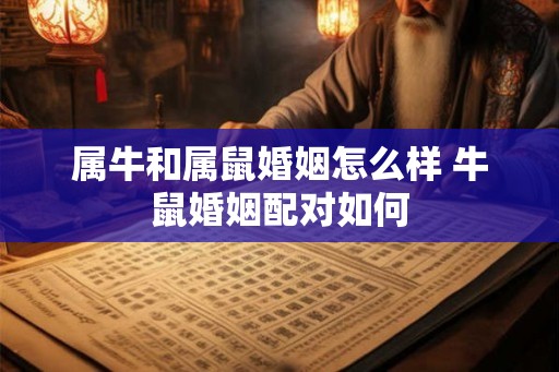 属牛和属鼠婚姻怎么样 牛鼠婚姻配对如何