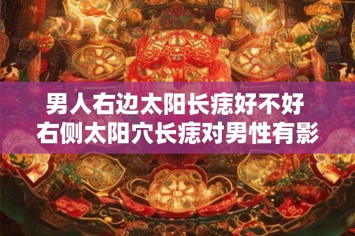 男人右边太阳长痣好不好 右侧太阳穴长痣对男性有影响吗