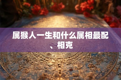 属猴人一生和什么属相最配、相克 属猴人一生和什么属相最配、相克