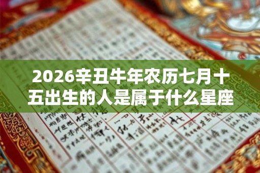 2026辛丑牛年农历七月十五出生的人是属于什么星座 命运如何 2026辛丑牛年农历七月十五出生的人是属于什么星座 命运如何