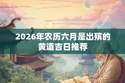 2026年农历六月是出殡的黄道吉日推荐