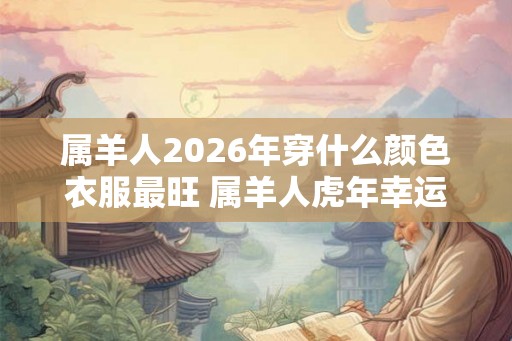 属羊人2026年穿什么颜色衣服最旺 属羊人虎年幸运色是什么