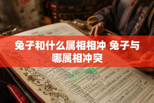 兔子和什么属相相冲 兔子与哪属相冲突