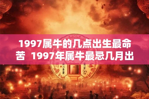 1997属牛的几点出生最命苦  1997年属牛最忌几月出生