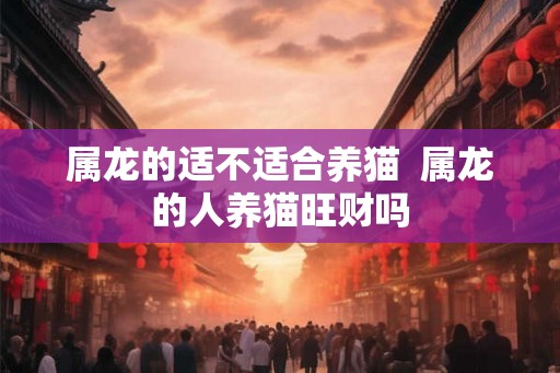 属龙的适不适合养猫  属龙的人养猫旺财吗