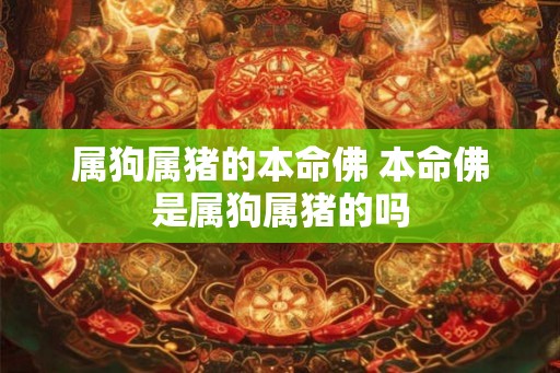 属狗属猪的本命佛 本命佛是属狗属猪的吗
