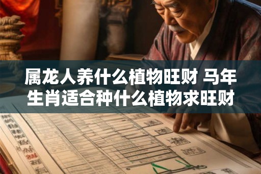 属龙人养什么植物旺财 马年生肖适合种什么植物求旺财