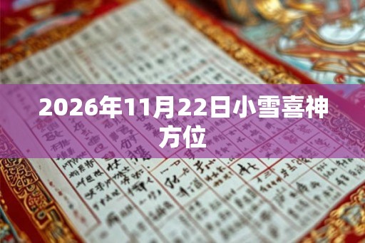 2026年11月22日小雪喜神方位