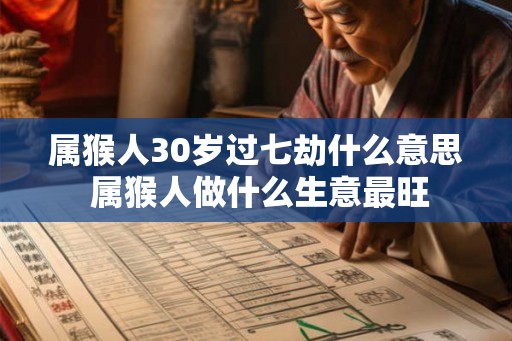 属猴人30岁过七劫什么意思 属猴人做什么生意最旺 属猴人30岁过七劫什么意思 属猴人做什么生意最旺