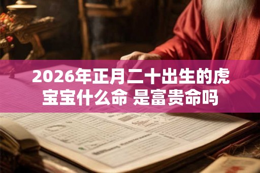 2026年正月二十出生的虎宝宝什么命 是富贵命吗 2026年正月二十出生的虎宝宝什么命 是富贵命吗