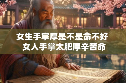 女生手掌厚是不是命不好  女人手掌太肥厚辛苦命