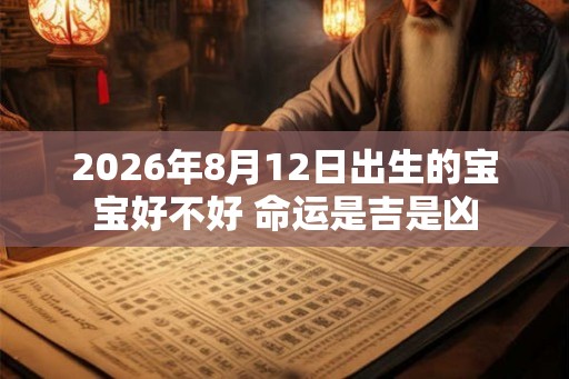2026年8月12日出生的宝宝好不好 命运是吉是凶