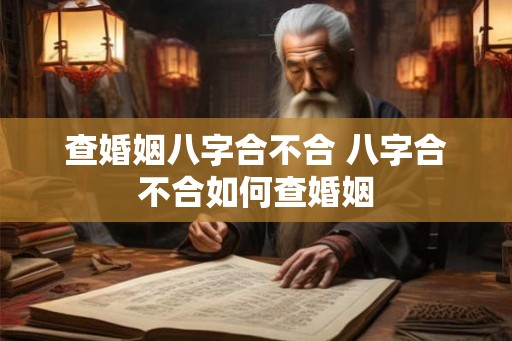 查婚姻八字合不合 八字合不合如何查婚姻 查婚姻八字合不合 八字合不合如何查婚姻